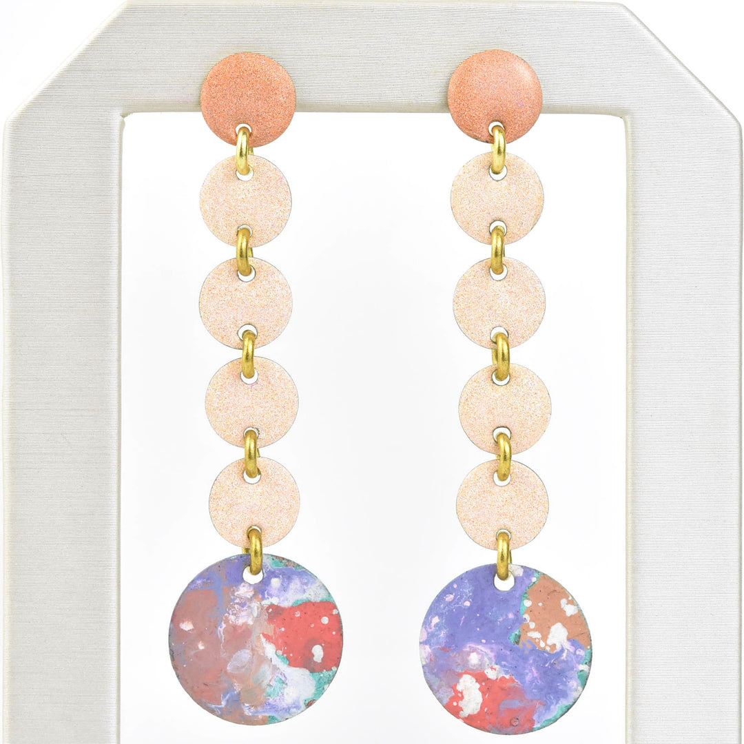 Endless Circles Earrings in Mix Rose - Goldmakers Fine Jewelry