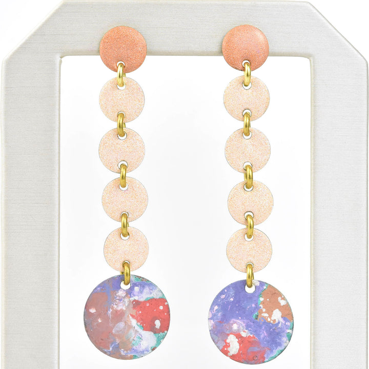 Endless Circles Earrings in Mix Rose - Goldmakers Fine Jewelry