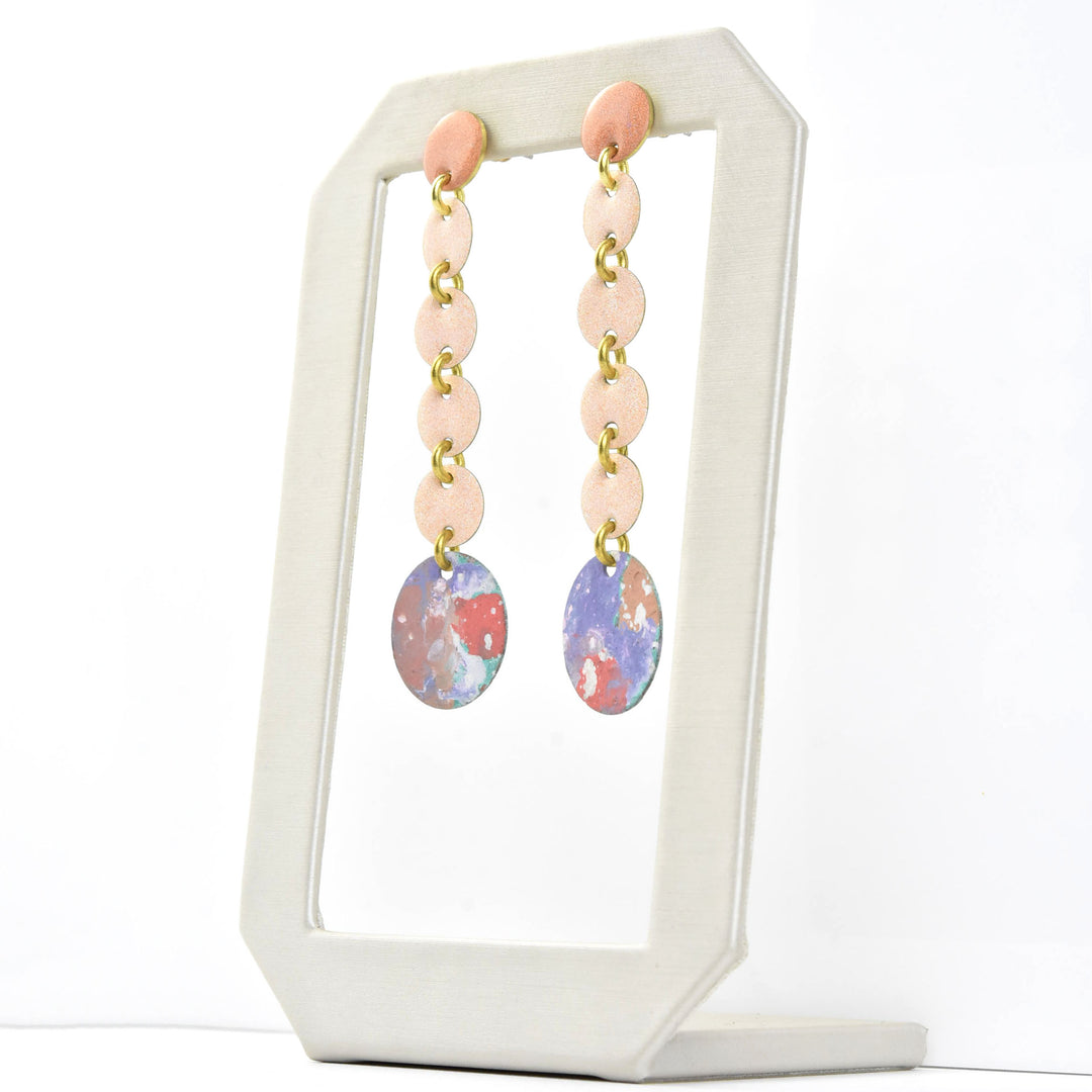 Endless Circles Earrings in Mix Rose - Goldmakers Fine Jewelry