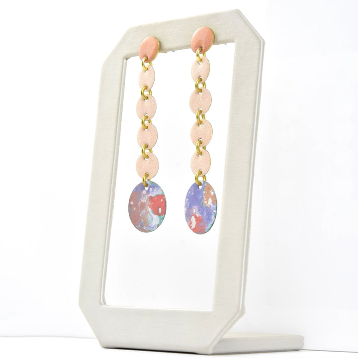 Endless Circles Earrings in Mix Rose - Goldmakers Fine Jewelry