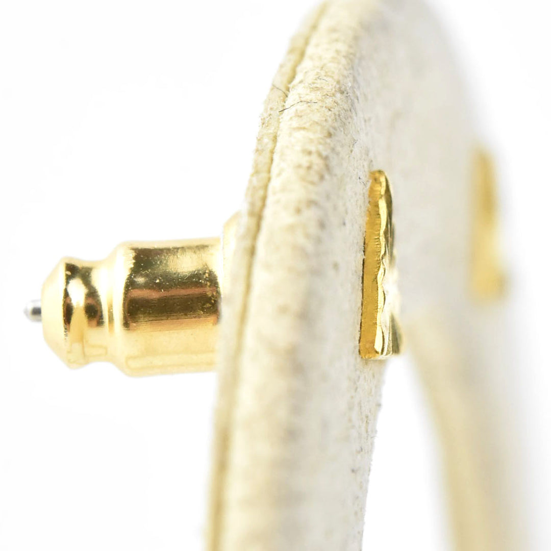 Etched Triangle Studs