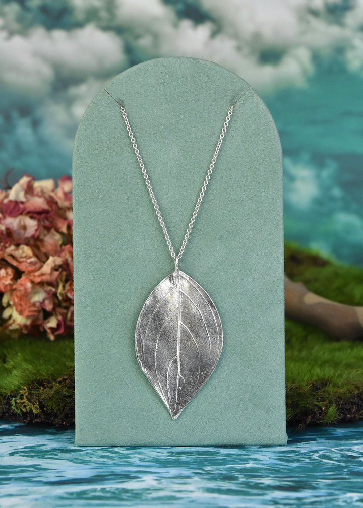 Extra Large Leaf Necklace