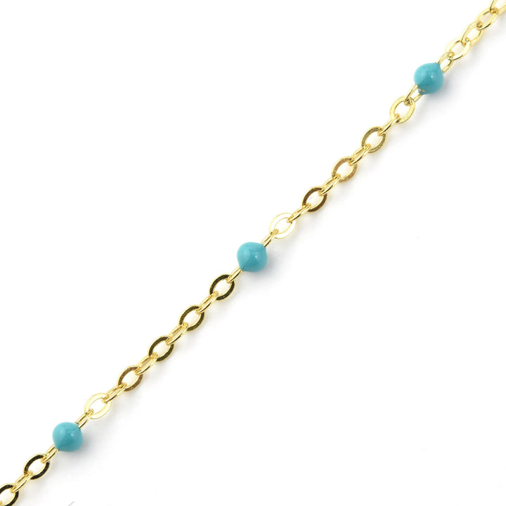 Turquoise Enamel Eye Talisman