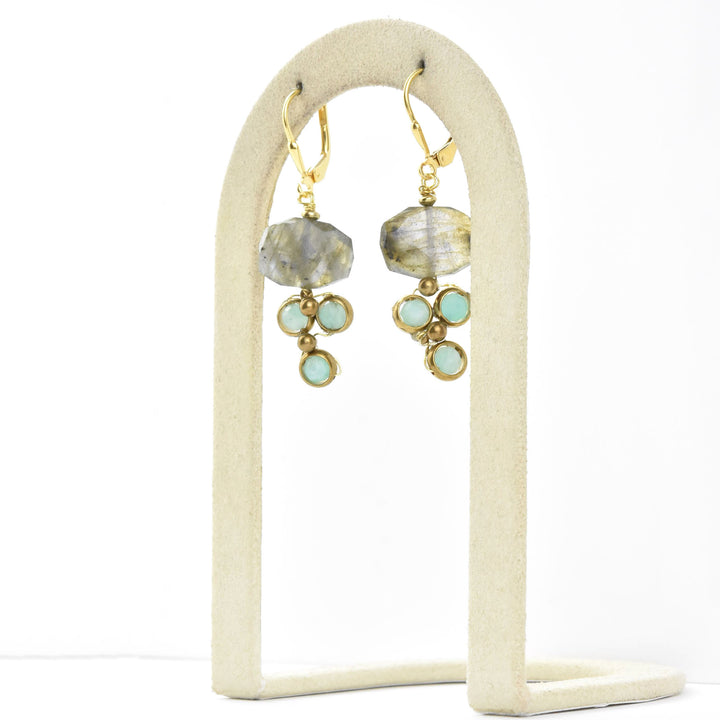 Faceted Labradorite Deco Drops