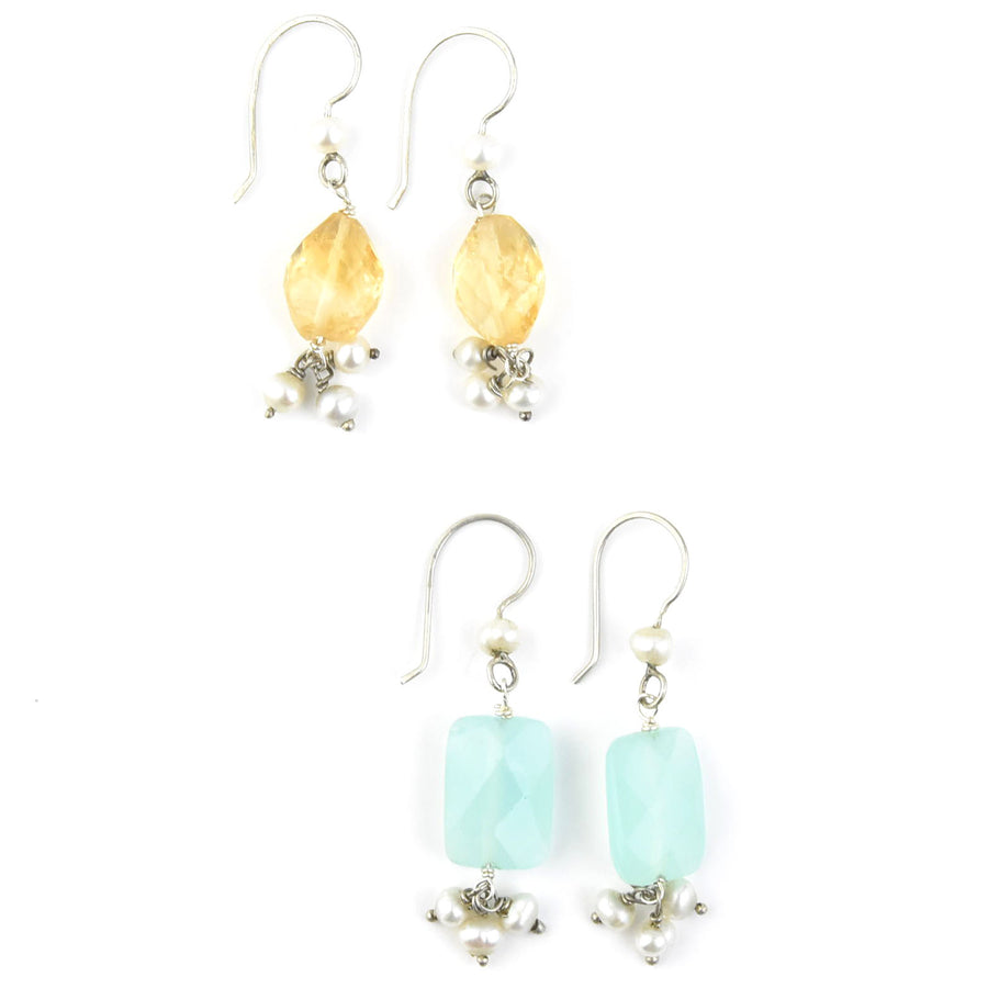 Tiny Bliss Faceted Earrings - Goldmakers Fine Jewelry