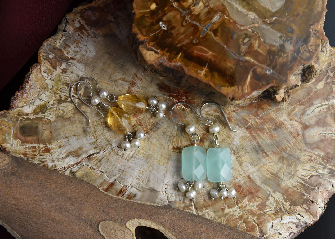 Tiny Bliss Faceted Earrings - Goldmakers Fine Jewelry