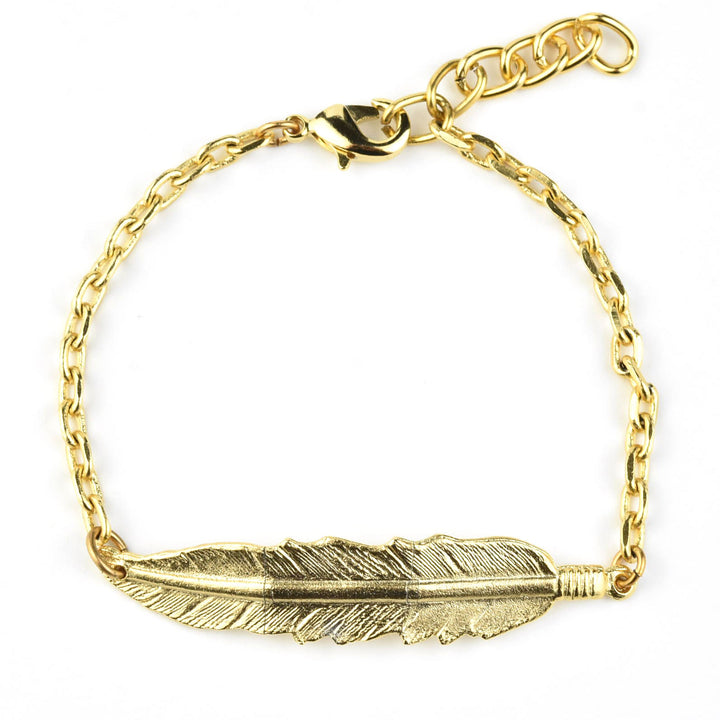 Feather Bracelet - Goldmakers Fine Jewelry