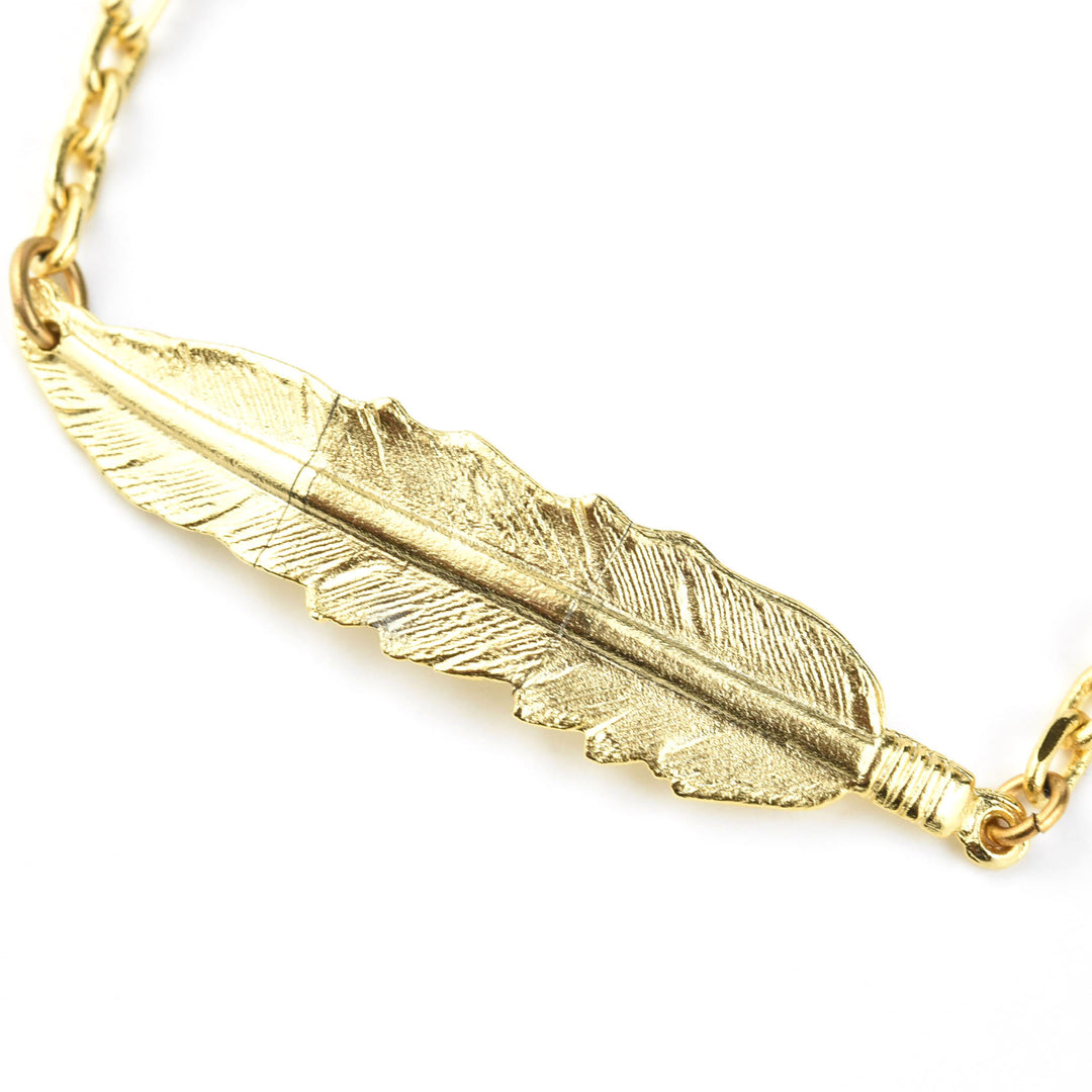 Feather Bracelet - Goldmakers Fine Jewelry