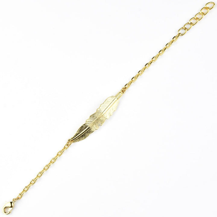 Feather Bracelet - Goldmakers Fine Jewelry