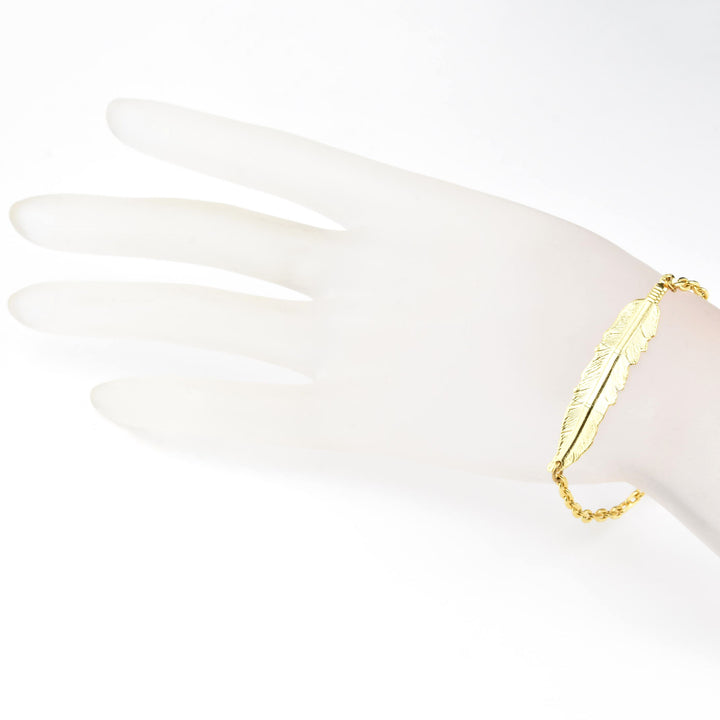 Feather Bracelet - Goldmakers Fine Jewelry