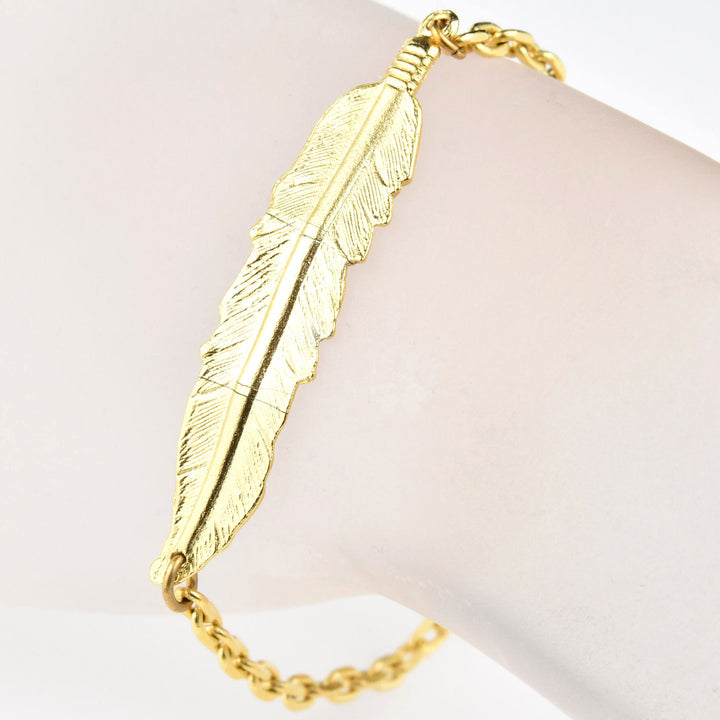 Feather Bracelet - Goldmakers Fine Jewelry
