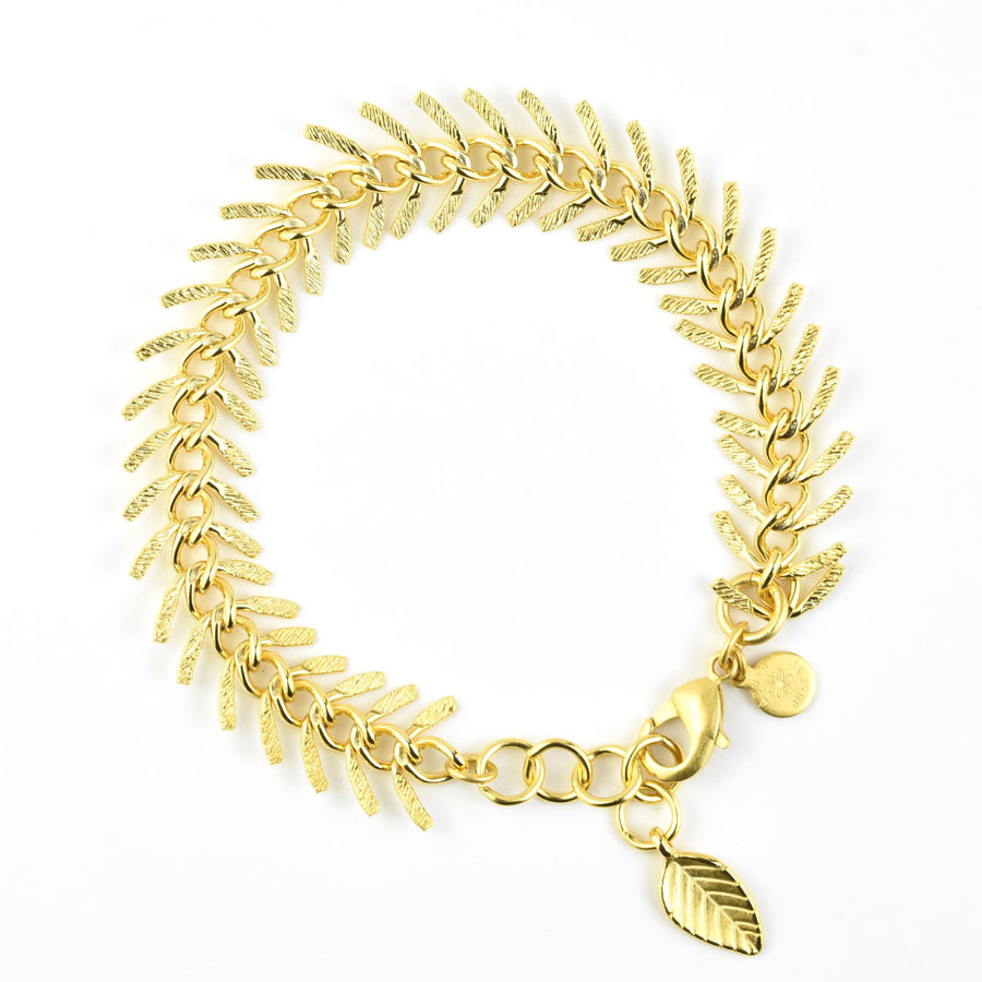 Fishbone Bracelet - Goldmakers Fine Jewelry