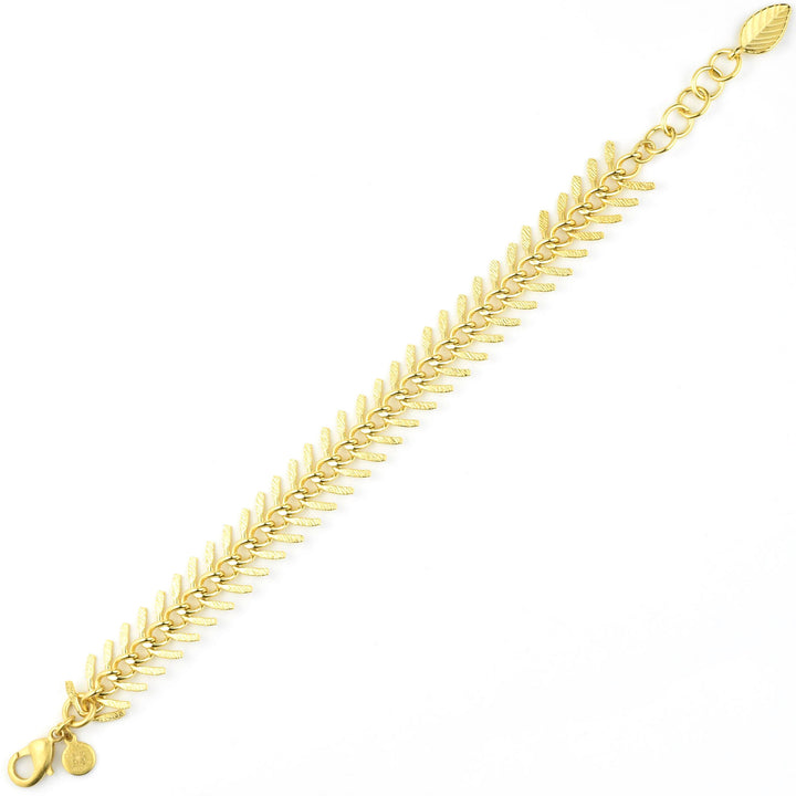 Fishbone Bracelet - Goldmakers Fine Jewelry