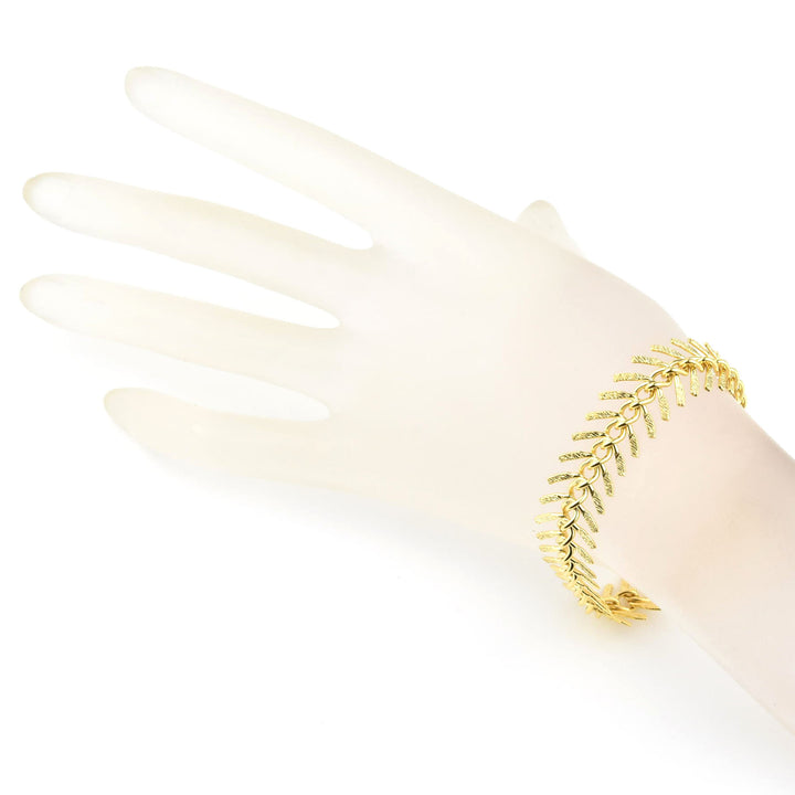 Fishbone Bracelet - Goldmakers Fine Jewelry
