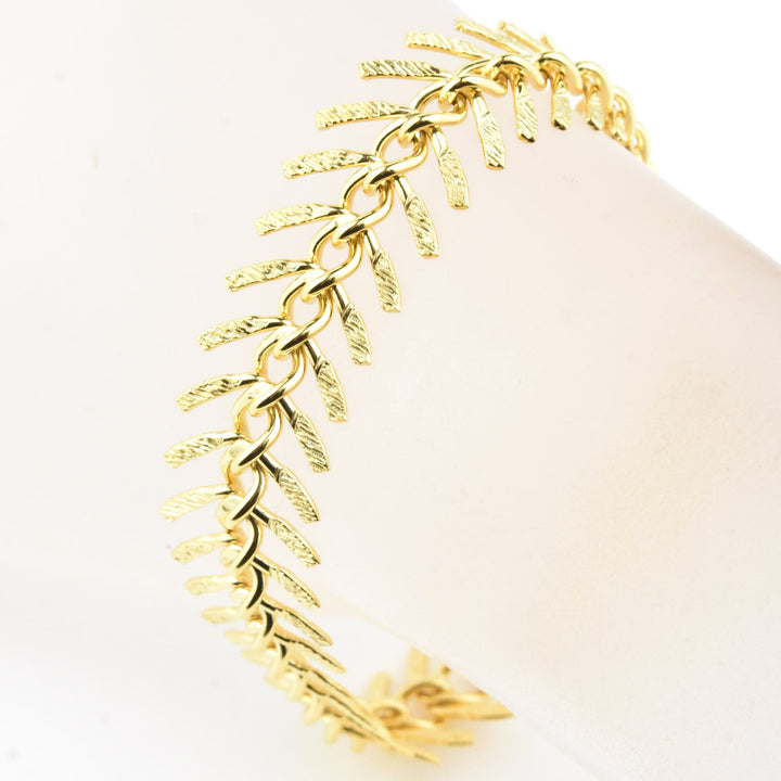 Fishbone Bracelet - Goldmakers Fine Jewelry