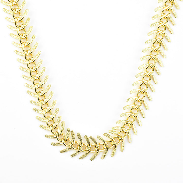 Fishbone Necklace - Goldmakers Fine Jewelry