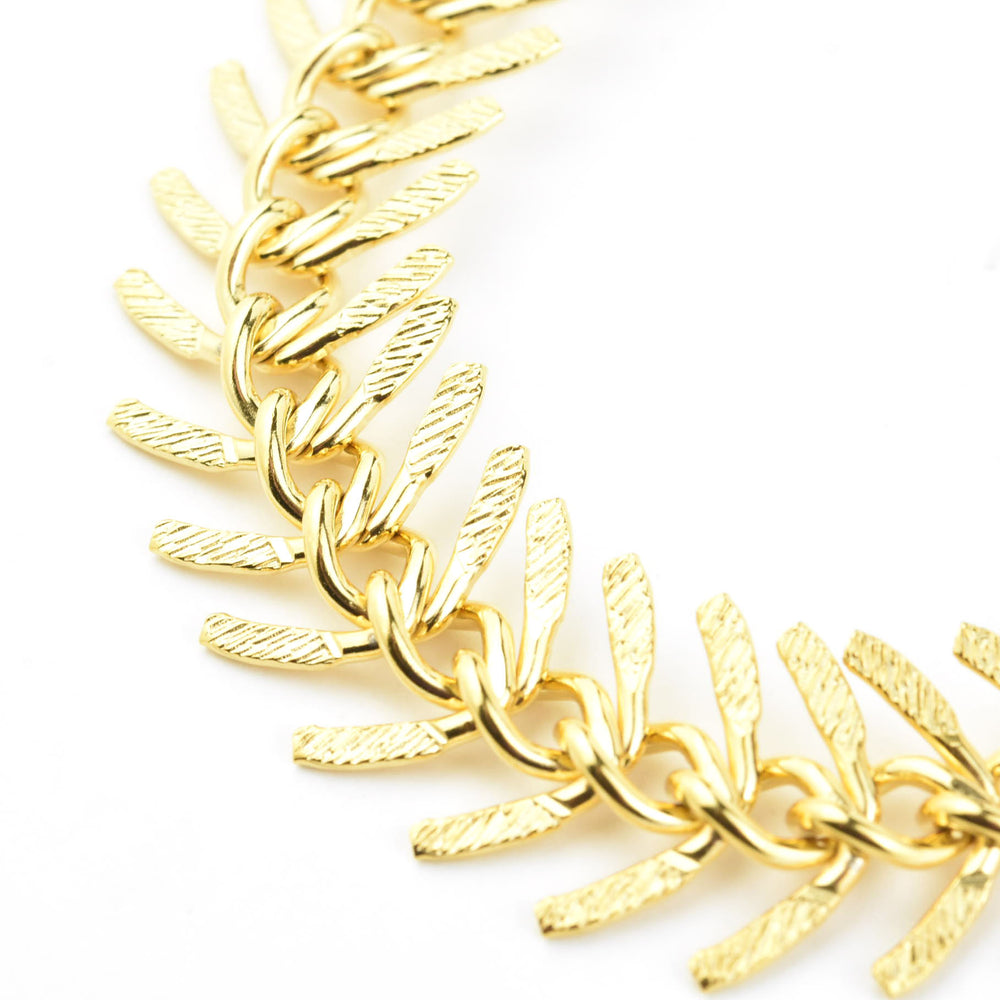Fishbone Necklace - Goldmakers Fine Jewelry