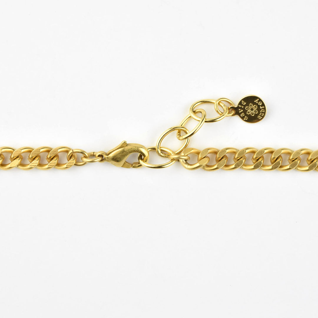 Flat Curb Link Chain Necklace - Goldmakers Fine Jewelry