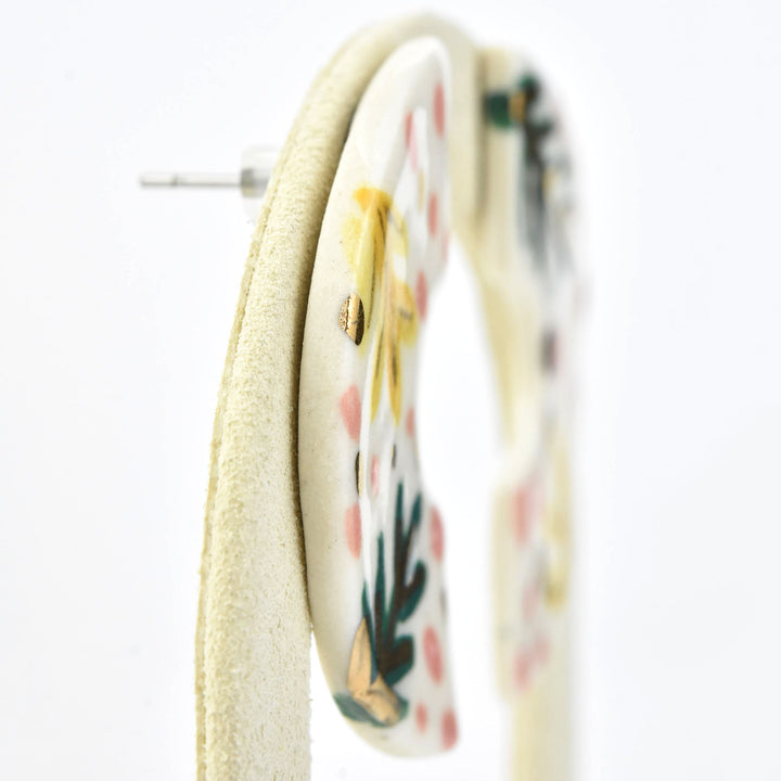 Floral Arch Stud Earrings - Goldmakers Fine Jewelry