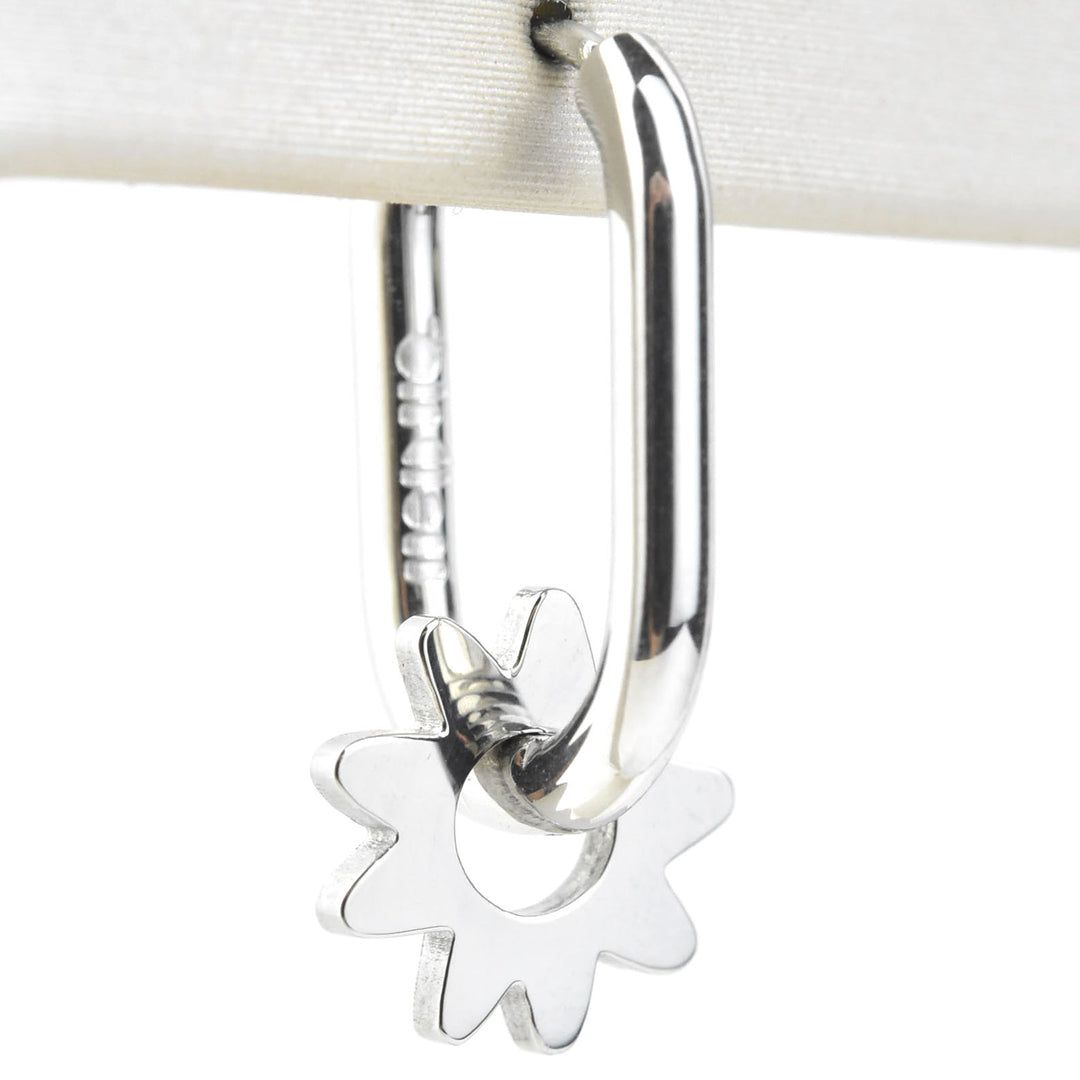 Flower Huggie Hoop Charms - Goldmakers Fine Jewelry