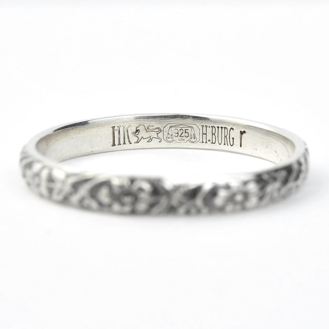 Flower Garden Band in Sterling Silver - Goldmakers Fine Jewelry