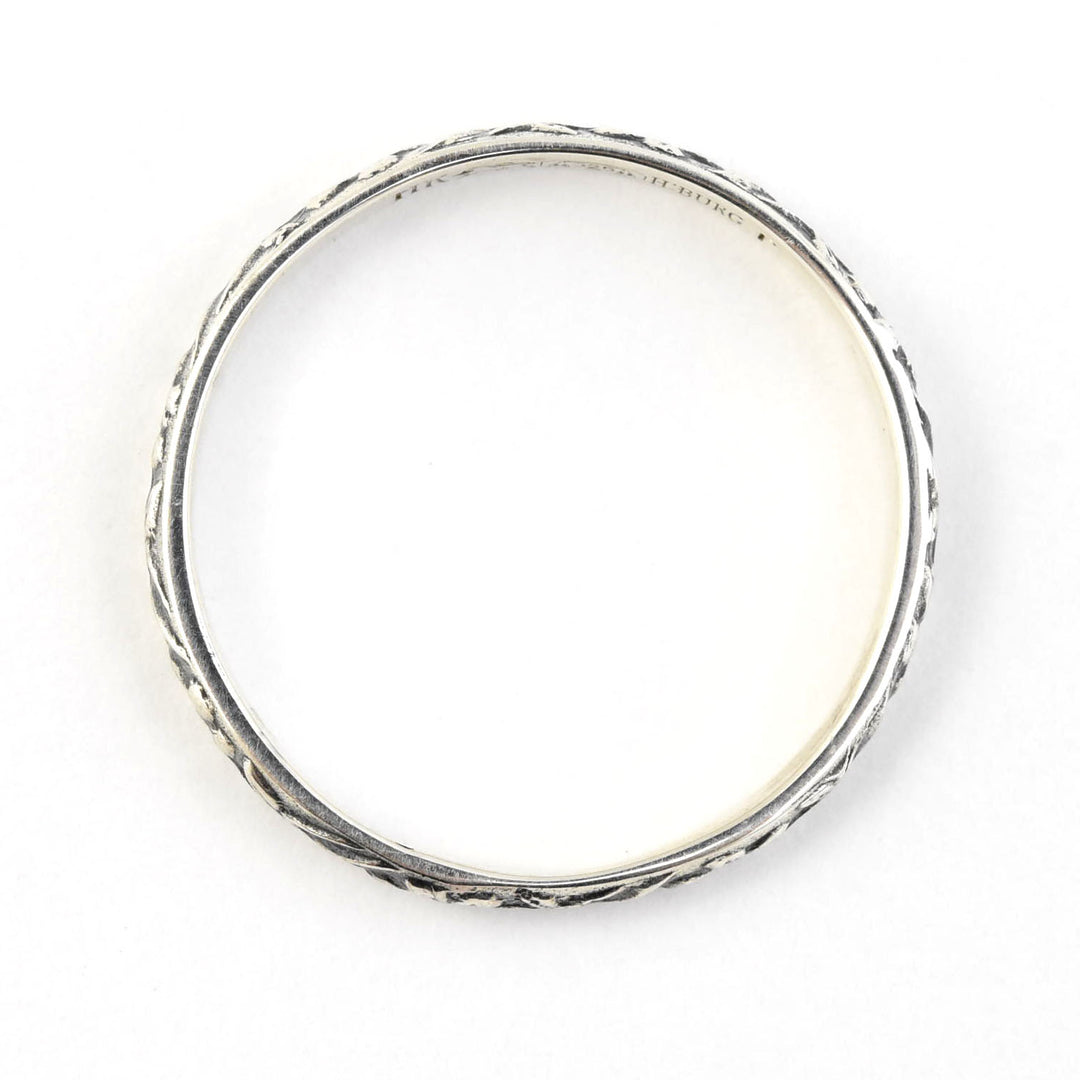 Flower Garden Band in Sterling Silver - Goldmakers Fine Jewelry