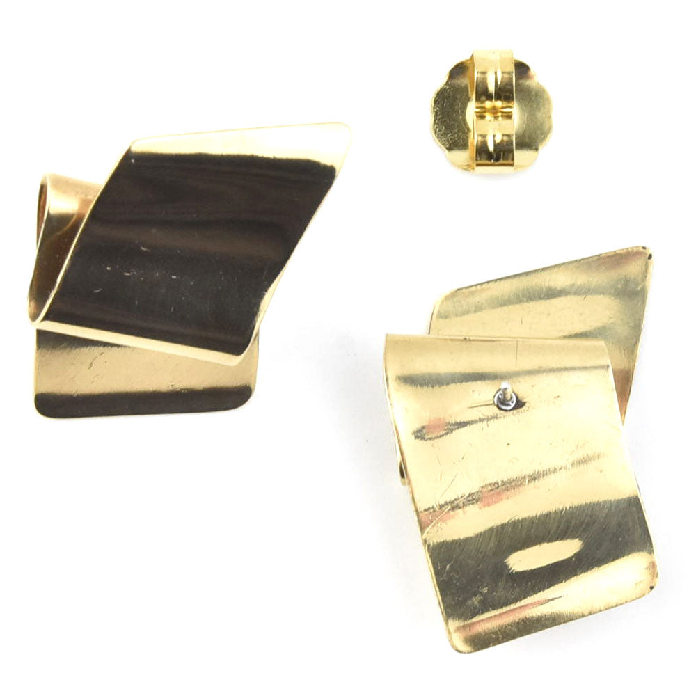Fold Earrings - Goldmakers Fine Jewelry