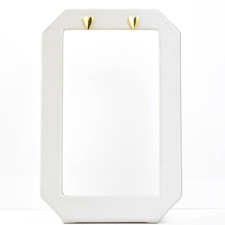 Folded Heart Studs, Gold Plated - Goldmakers Fine Jewelry