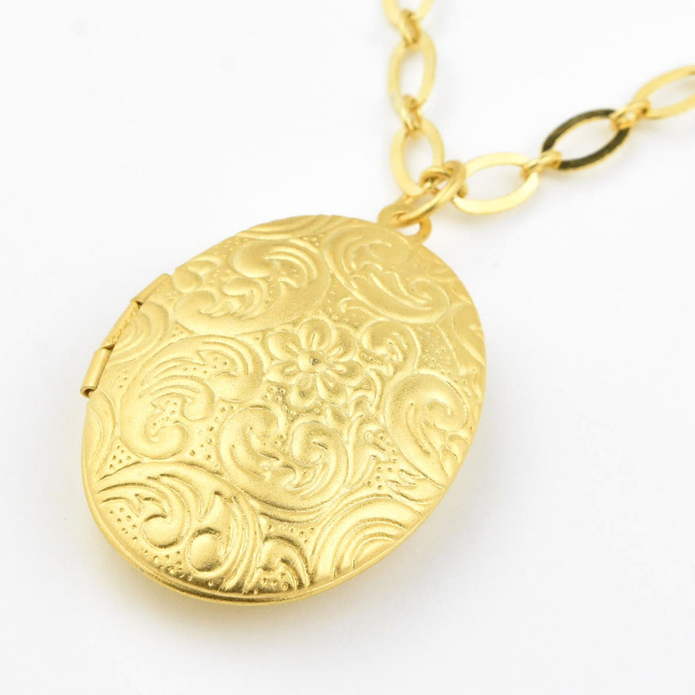 Forget-Me-Not Locket - Goldmakers Fine Jewelry