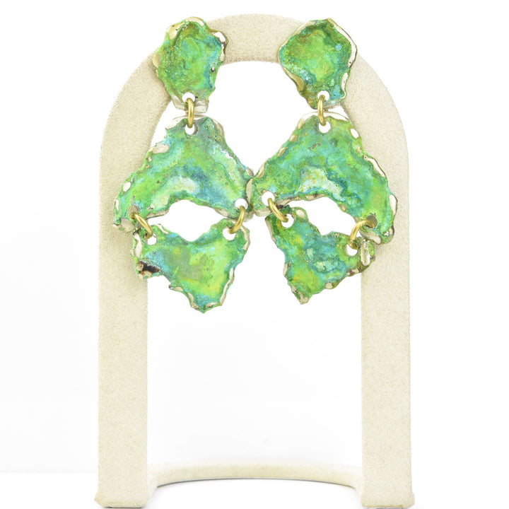 Fragmento Small Earrings in Moss