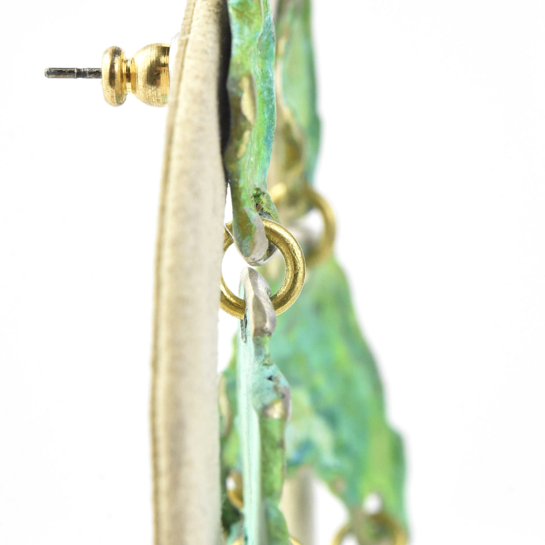 Fragmento Small Earrings in Moss