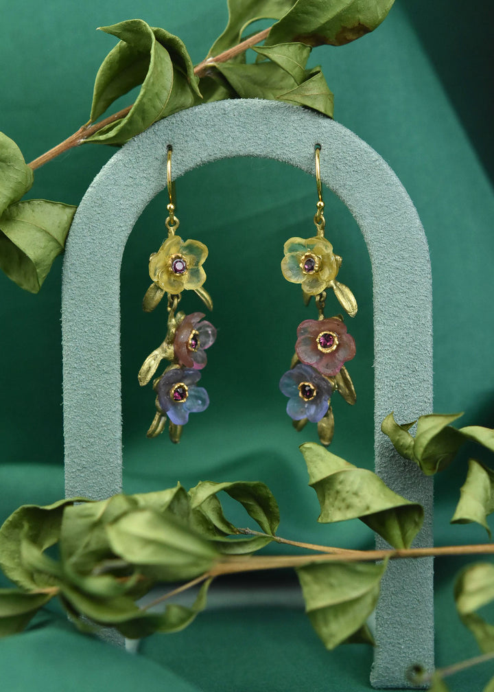 French Bouquet Earrings - Goldmakers Fine Jewelry