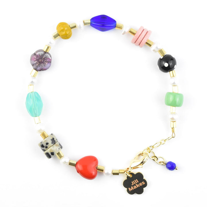 Frida Bracelet with Bright Beads