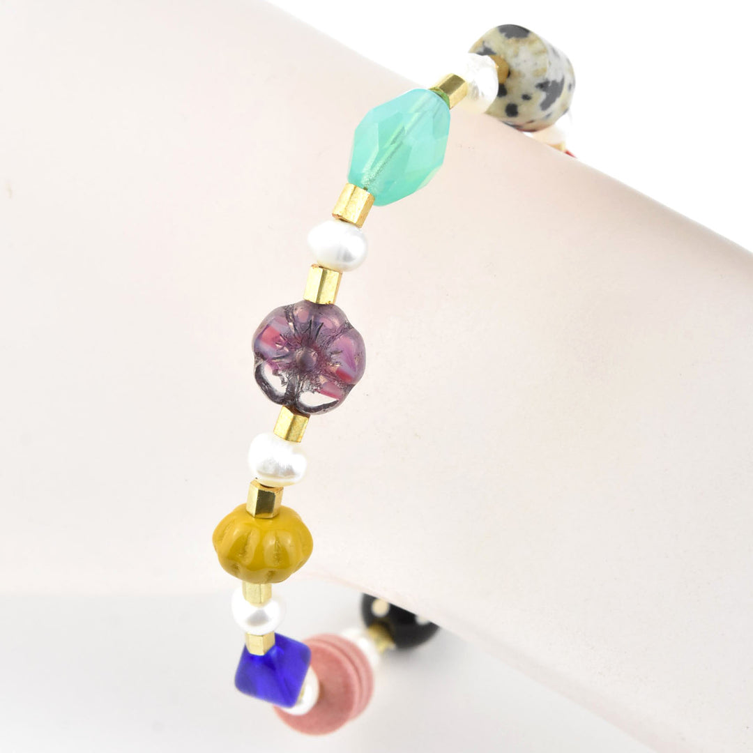 Frida Bracelet with Bright Beads