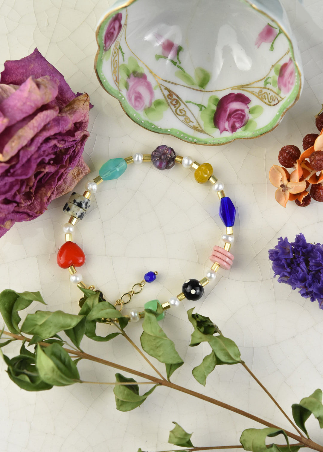 Frida Bracelet with Bright Beads