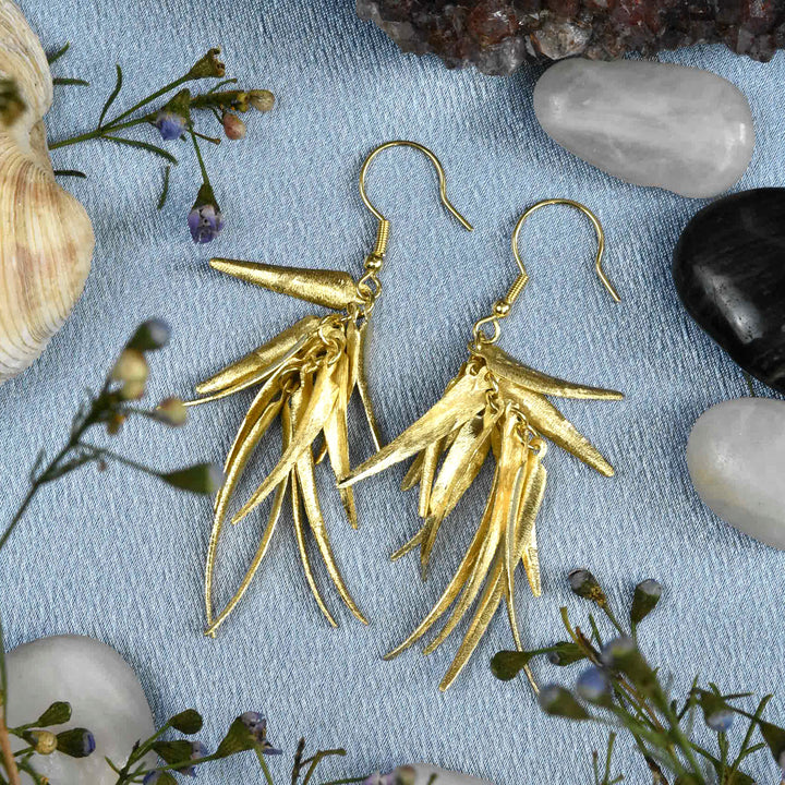 Fringe Drop Earrings - Goldmakers Fine Jewelry