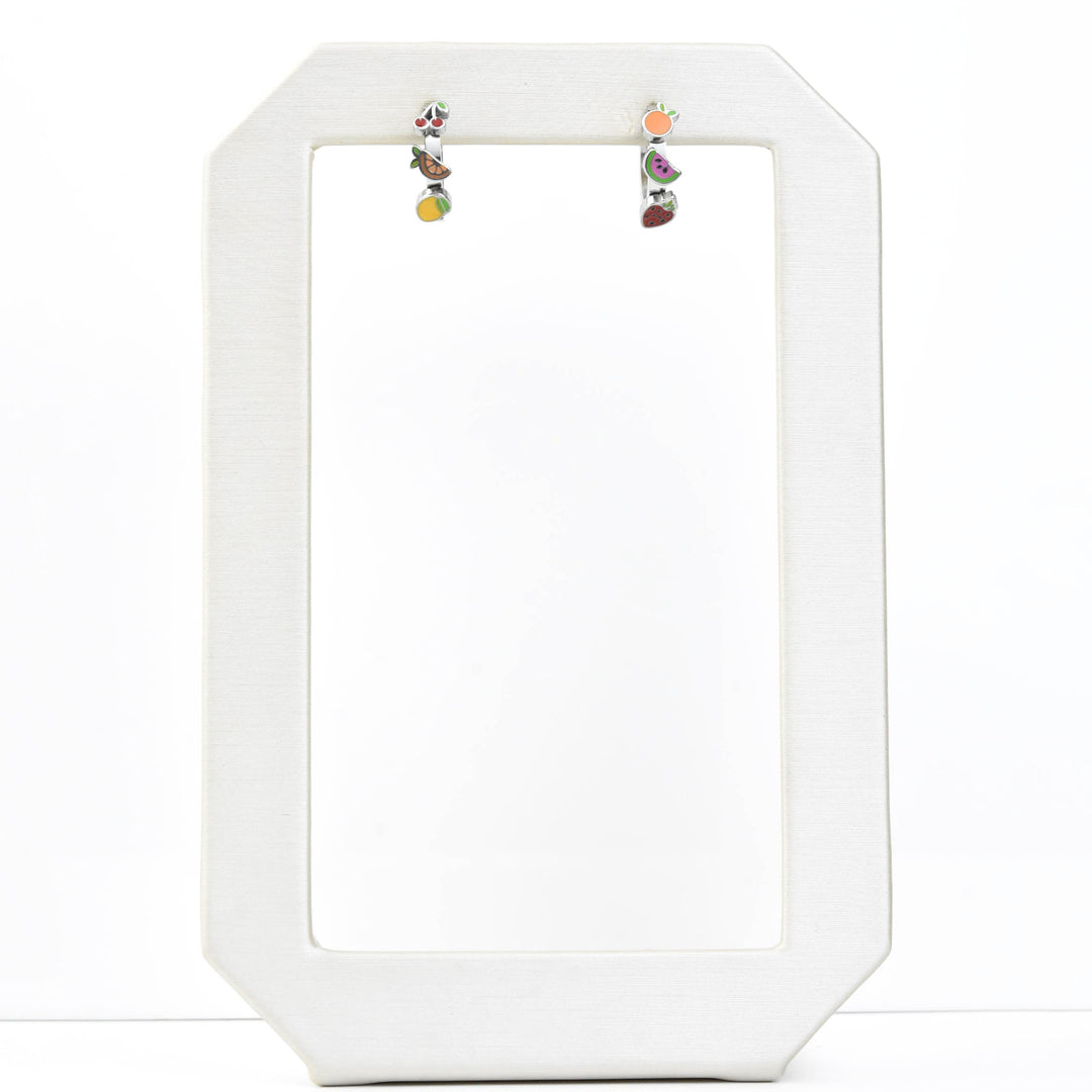 Fruit Loop 3D Huggies - Goldmakers Fine Jewelry