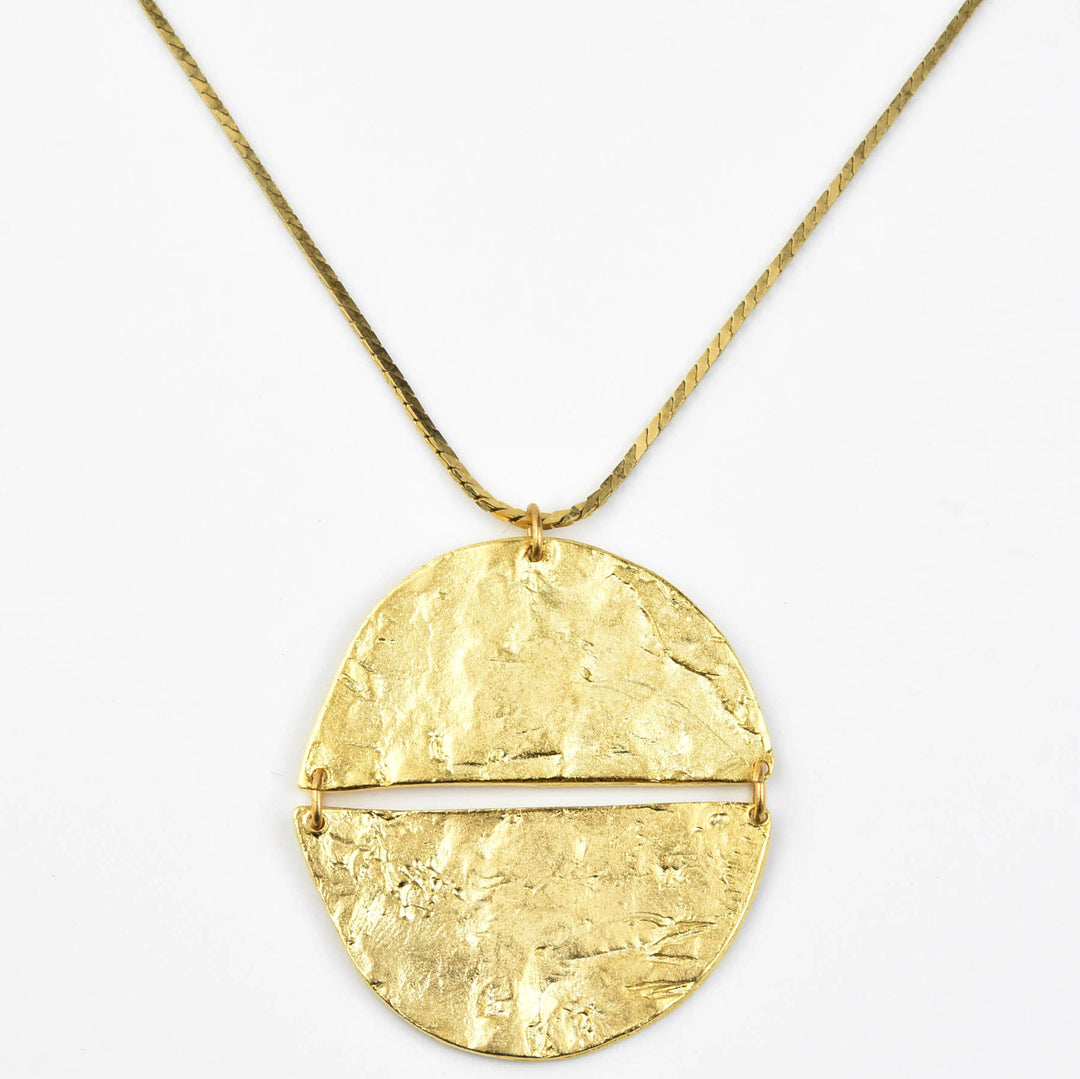 Full Moon Necklace - Goldmakers Fine Jewelry