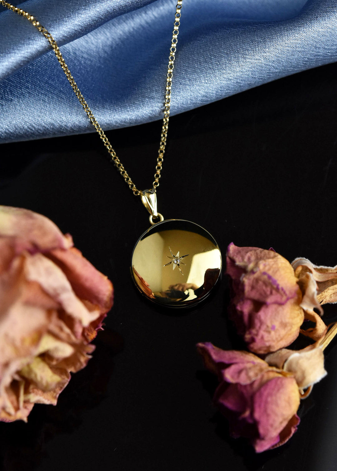 North Star Locket with Gold Filled Chain - Goldmakers Fine Jewelry