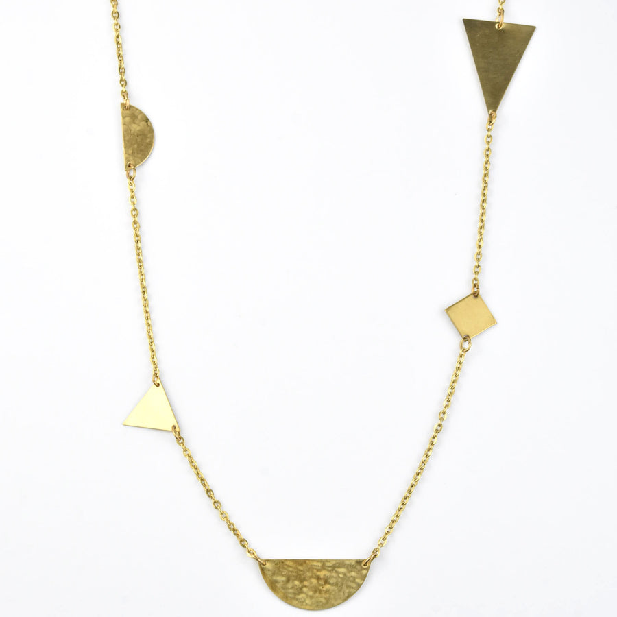 Geo Dance Necklace - Goldmakers Fine Jewelry