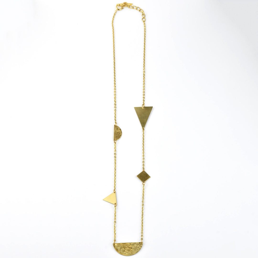 Geo Dance Necklace - Goldmakers Fine Jewelry