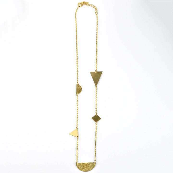 Geo Dance Necklace - Goldmakers Fine Jewelry