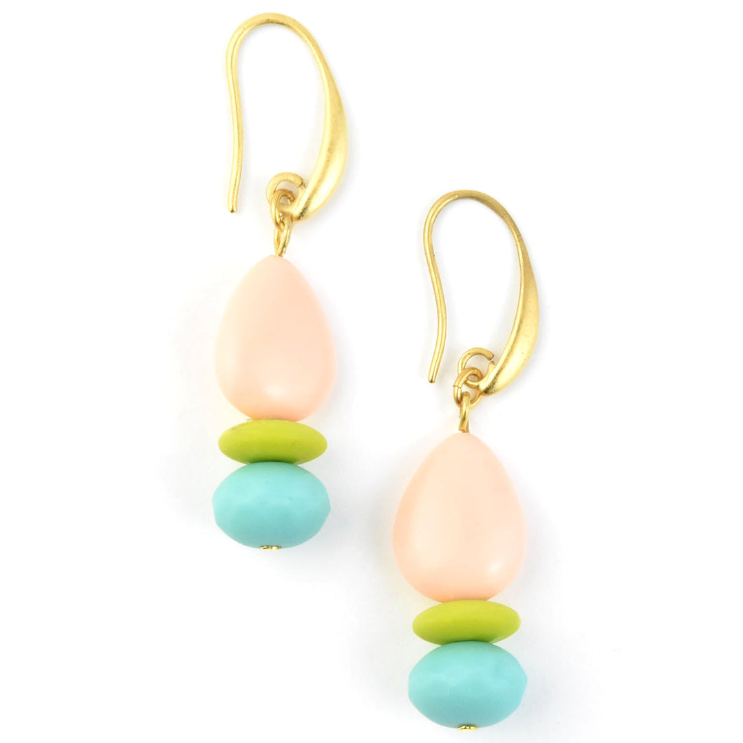 Geometric Sodalite Earrings