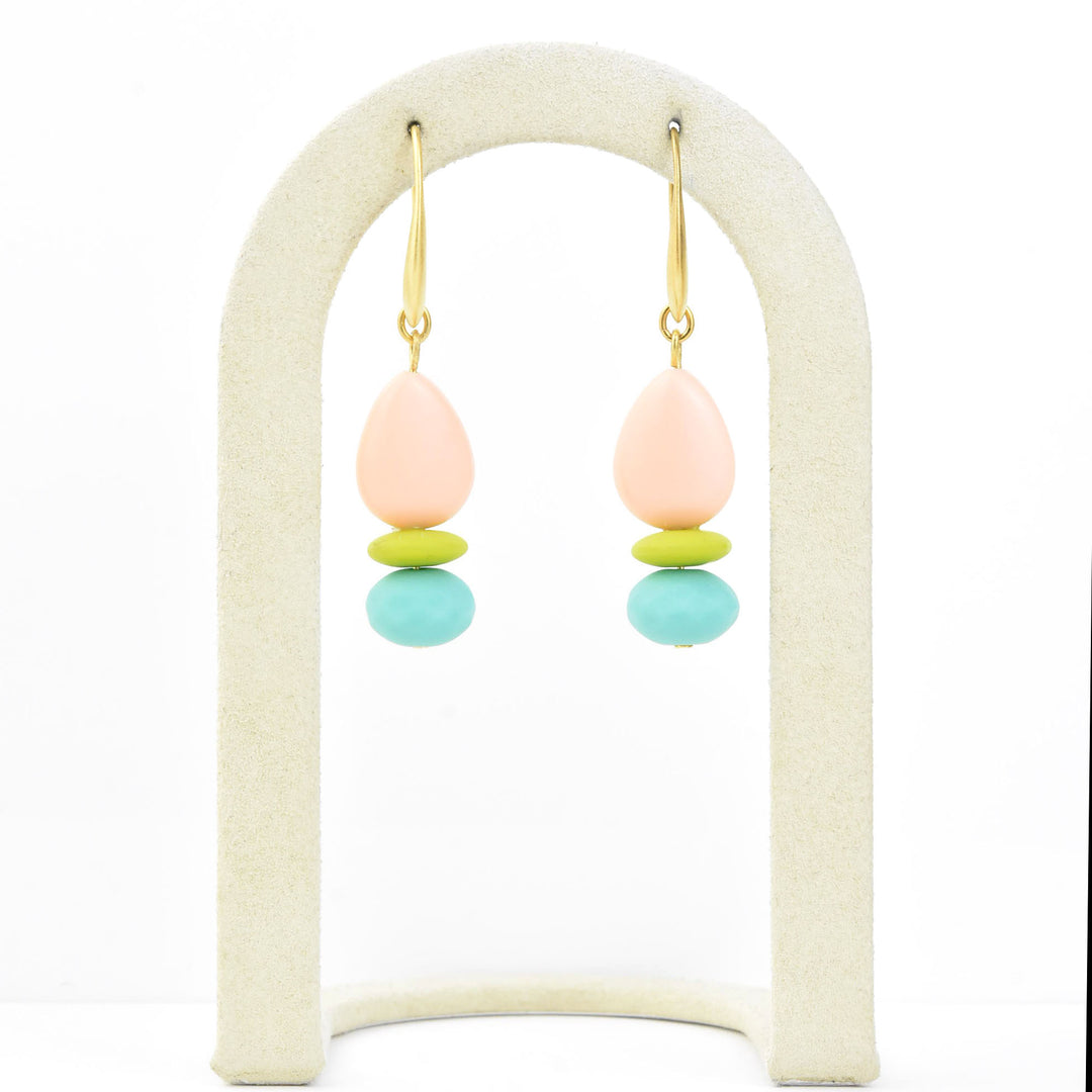 Geometric Sodalite Earrings