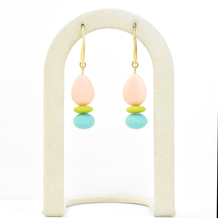 Geometric Sodalite Earrings