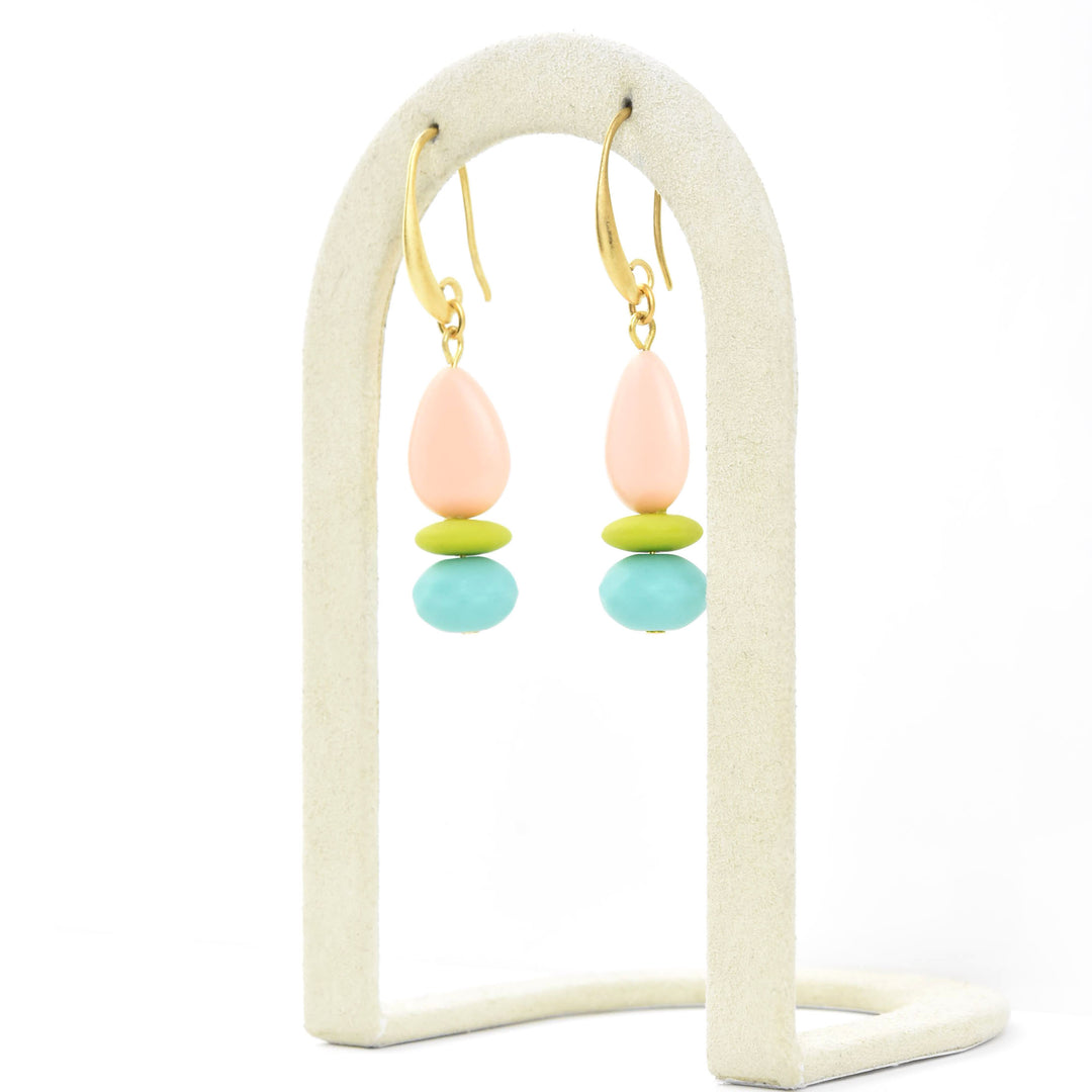 Geometric Sodalite Earrings