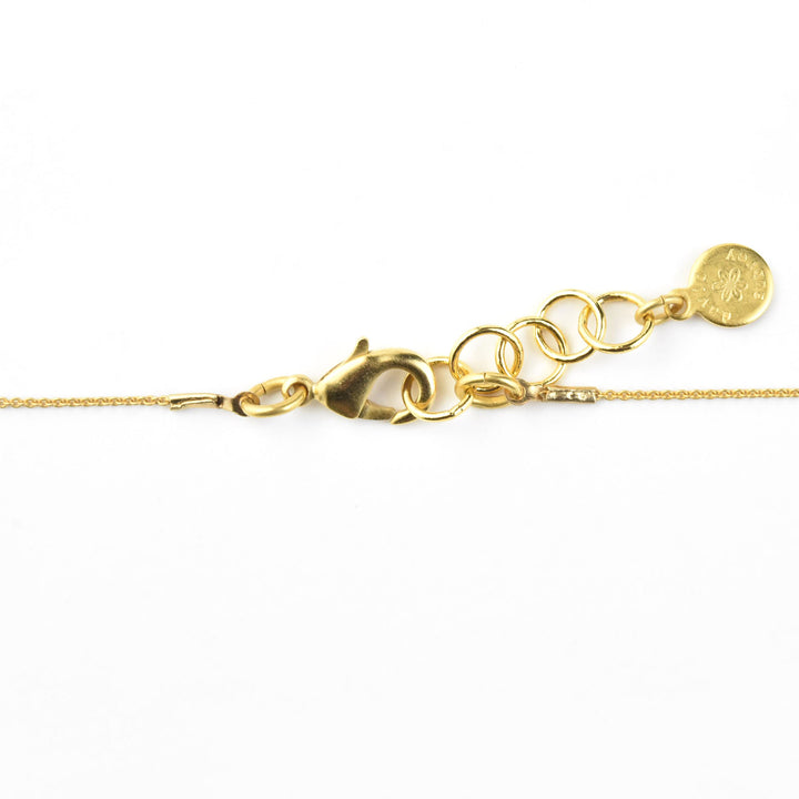 Geometric Turquoise Ellipse Necklace - Goldmakers Fine Jewelry