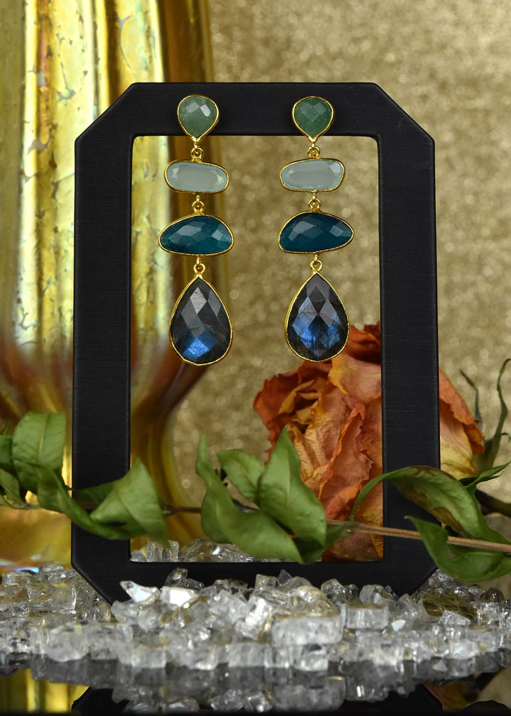 Geometric Long Earrings