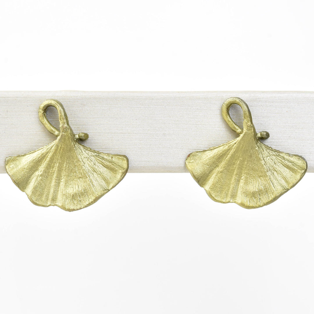 Ginkgo Post Earrings