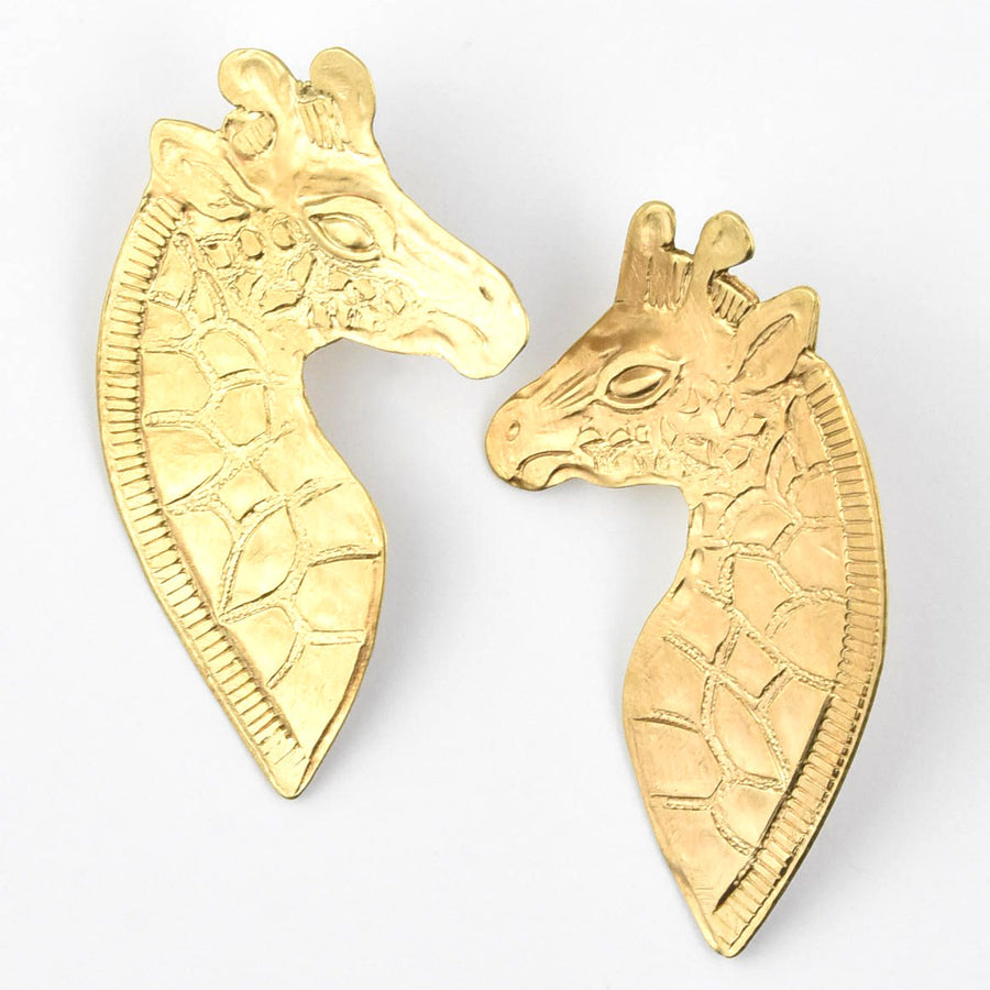 Giraffe Earrings - Goldmakers Fine Jewelry